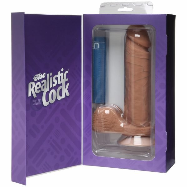 Ultra Realistic UR3 8 inch Cock Brown - Image 4